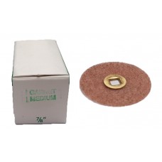 Moores PLASTIC Discs - GARNET - 7/8" (22mm) - Pack of 50 - SUPPLY ISSUE - DENTAL ACC CUSTOMER ONLY PLEASE